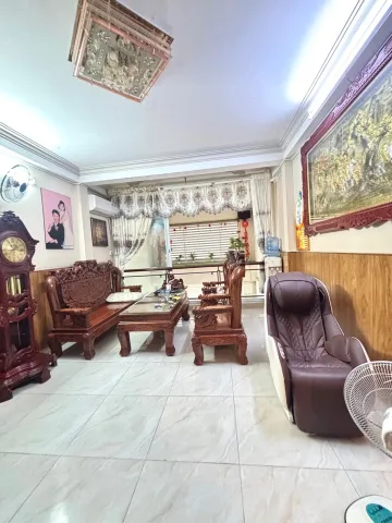 Hương Lộ 3 giáp siêu thị Aeon Tân Phú hẻm ô tô thông, nhà 4 tầng 5pn 74m² 8Đ nhỉnh