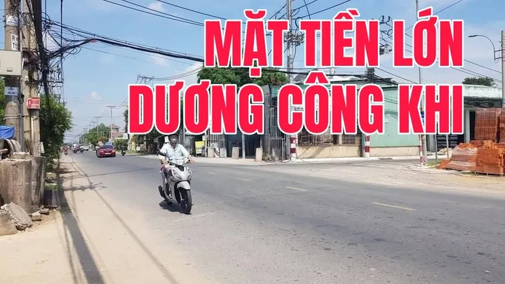 🟥Bán Đất mặt tiền 315m2 có sẵn 255 m2 thổ cư giá 14.95 tỷ tại Đường Dương Công Khi Xã Tân Hiệp Huyện Hóc Môn TP. Hồ Chí Minh