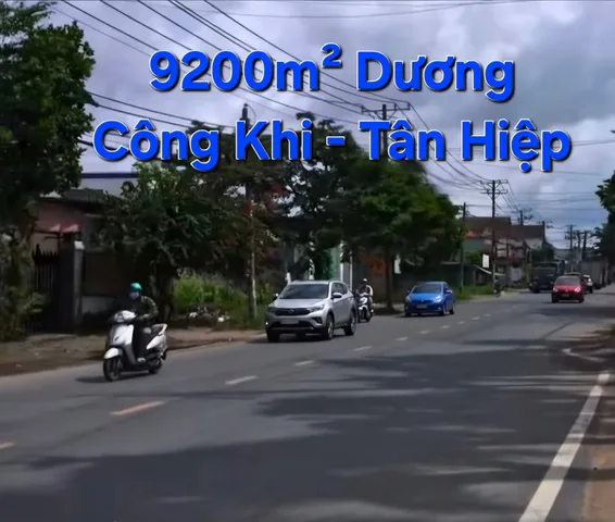 🟥Chủ tha thiết Bán Đất 9300m2 có sẵn 750 m2 thổ cư giá 165 tỷ tại Đường Dương Công Khi Xã Tân Hiệp Huyện Hóc Môn TP. Hồ Chí Minh