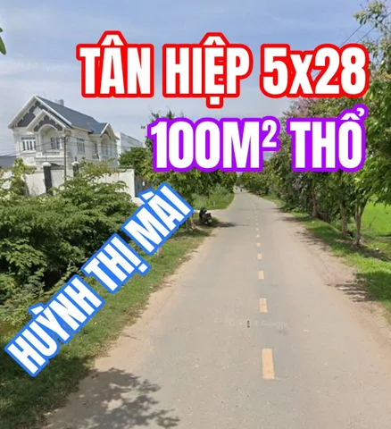 💯Bán Đất mặt tiền sát Vành Đai 3 5mx27m~135m2 có sẵn 110 m2 thổ cư giá 3.55 tỷ tại Đường Dương Công Khi Xã Tân Hiệp Huyện Hóc Môn TP. Hồ Chí Minh