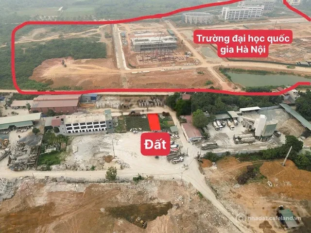Bán đất thổ cư: Đất đối diện với đại học quốc gia- với học viện chính trị quân sự