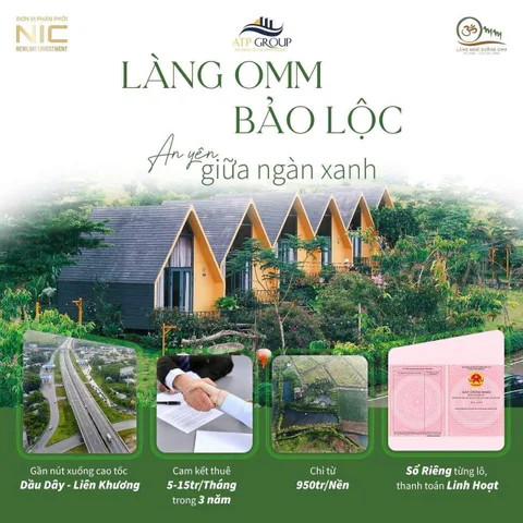 Bán Đất 200m2 có sẵn 100 m2 thổ cư giá 550 triệu tại đường Lý Thái Tổ Xã Lộc Tân Huyện Bảo Lâm Lâm Đồng