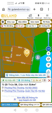 Bán Nhà riêng 221m2 có sẵn 221 m2 thổ cư giá 44 tỷ tại - Chọn - Phường Tây Hồ Hà Nội