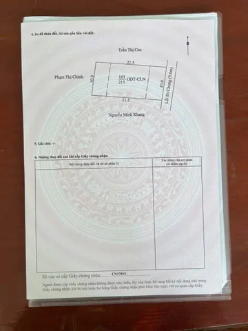 Bán Đất 215m2 giá 3.6 tỷ tại Phường Chánh Nghĩa Thành phố Thủ Dầu Một Bình Dương