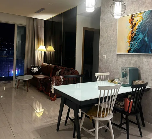 Cho thuê căn hộ Sadora Thủ Thiêm 88m2 2 phòng ngủ view thành phố