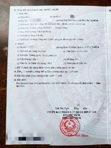 Bán Nhà Bình Tân 30m2 Bình Trị Đông, Hẻm Thông, 2,85 Tỷ