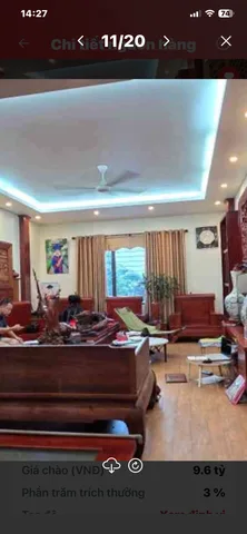 Bán Nhà riêng 100m2 có sẵn 100 m2 thổ cư giá 9.2 tỷ tại khu đô thị Phường Đồng Nguyên Thị xã Từ Sơn Bắc Ninh