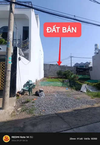 Đất đẹp hẻm thông xe tải còn sót lại gần chợ Hóc Môn