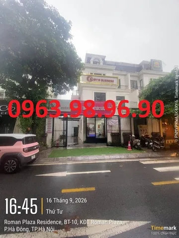 CHO THUÊ BIỆT THỰ ROMAN PLAZA TỐ HỮU 200M2 4 TẦNG MẶT TIỀN RỘNG NHÀ ĐẸP KINH DOANH TỐT LH 0963.989.690 / 0333.846.866