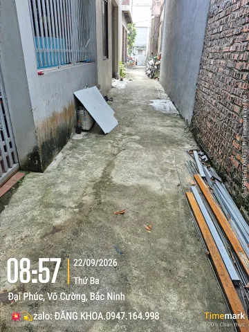 Bán Đất 72m2 có sẵn 72 m2 thổ cư giá 1.85 tỷ tại Phường Võ Cường Thành phố Bắc Ninh Bắc Ninh