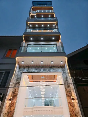 Bán nhà Trần Hòa - Định Công, Hoàng Mai, 7 tầng thang máy, mới đẹp, không quy hoạch, ô tô đỗ cửa, 65m2, 14.5 tỷ