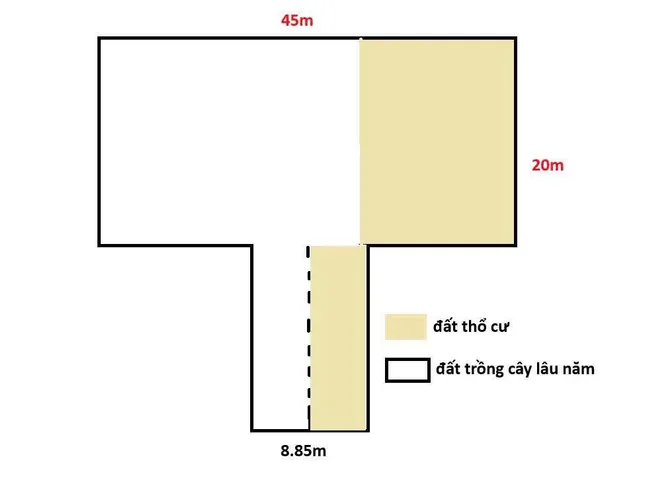 Bán Đất 1151.1m2 có sẵn 401.6 m2 thổ cư giá 30 tỷ tại Đường Cây Da Xế - Chọn - Phường Đông Hòa TP. Hồ Chí Minh