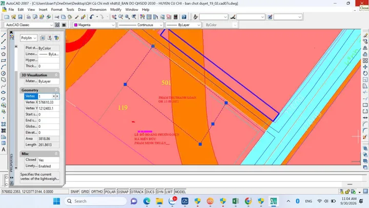 (L456) Bán Đất 3819m2 giá 3 tỷ gần Đường Tam Tân Xã Phước Hiệp Huyện Củ Chi TP. Hồ Chí Minh