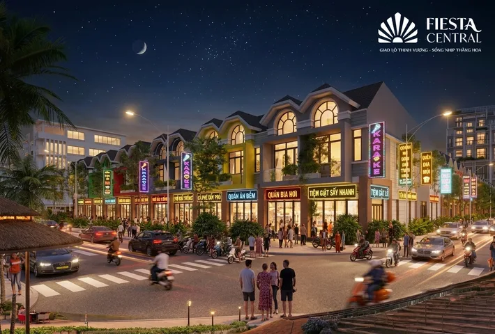 NHÀ PHỐ FIESTA CENTRAL – SỐNG MỘT PHONG CÁCH, MỞ RA NHIỀU GIÁ TRỊ.