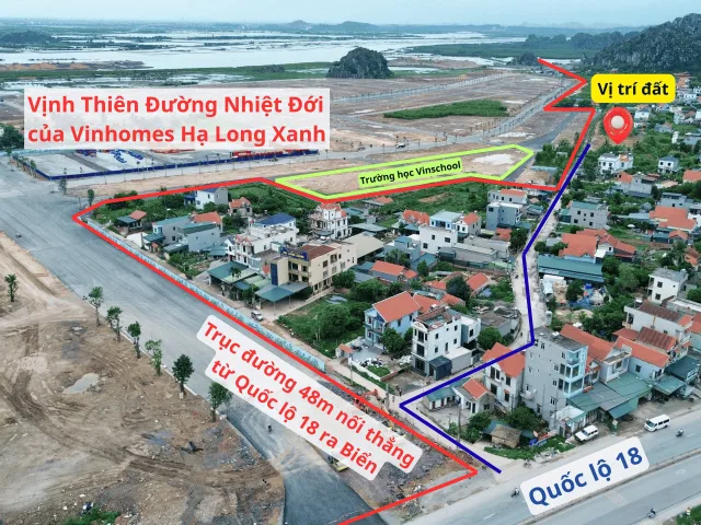 Bán Đất 62.7m2 giá 2.03 tỷ tại Phường Tuần Châu Thành phố Hạ Long Quảng Ninh