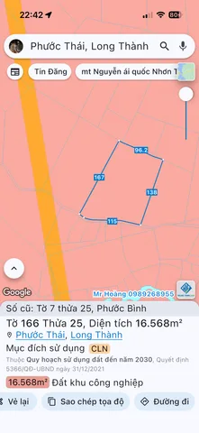Bán Đất 32000m2 giá 13.5 tỷ tại Xã Phước Bình Huyện Long Thành Đồng Nai