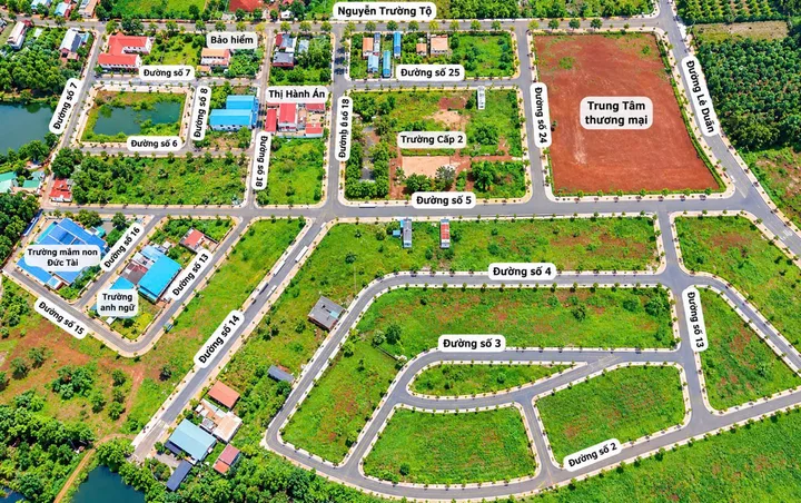 Bán Đất 125m2 có sẵn 125 m2 thổ cư giá 2.8 tỷ tại Thị trấn Phước An Huyện Krông Pắc Đắk Lắk