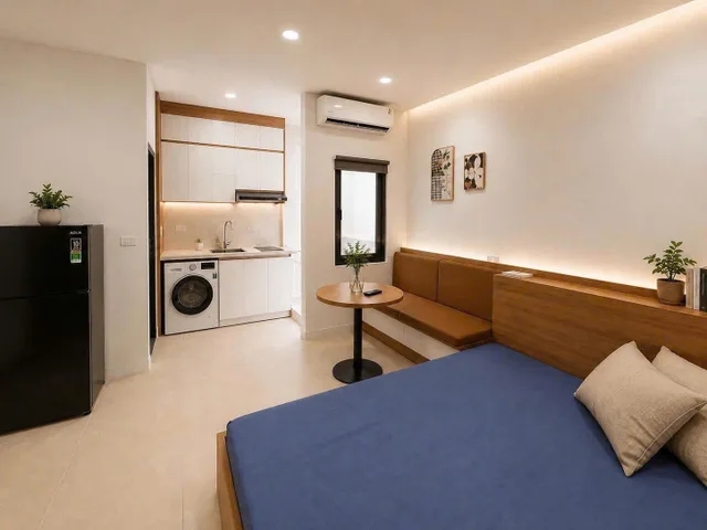 Cho Thuê Ccmn 24m Full đồ đẹp thoáng tại Ngõ Quỳnh, Thanh Nhàn HBT