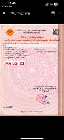 Bán Đất 51.6m2 có sẵn 51.6 m2 thổ cư giá 319 triệu tại Thị trấn Ba Hàng Đồi Huyện Lạc Thủy Hòa Bình