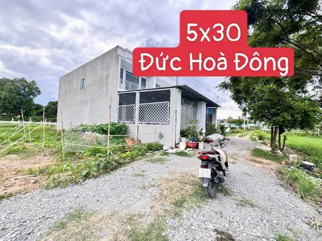 Bán Đất 150m2 có sẵn 150 m2 thổ cư giá 900 triệu tại Xã Đức Hòa Đông Huyện Đức Hòa Long An