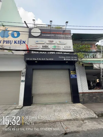 Bán nhà  Cư Xá Lữ Gia, Phường Phú Thọ , 4 x 16m , 2 tầng , 14,5 tỷ