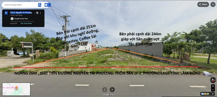 CHÍNH CHỦ BÁN 6.276 M² ĐẤT MẶT TIỀN NGUYỄN TRI PHƯƠNG – LAGI. LÂM ĐỒNG