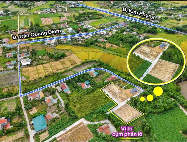 Bán Đất 120m2 có sẵn 80 m2 thổ cư giá 490 triệu tại Đường Trần Quang Diệm Phường Hương Xuân Thị xã Hương Trà Thừa Thiên Huế