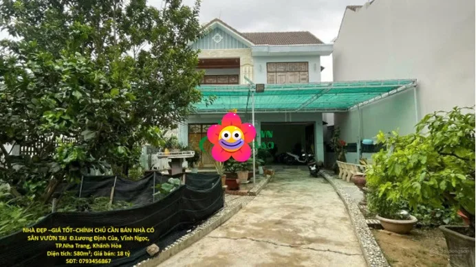 ⭐️Chính chủ bán nhà đẹp có sân vườn Đ.Lương Định Của, Vĩnh Ngọc, Tây Nha Trang, Khánh Hòa; 0793456867