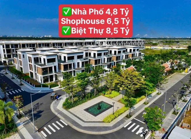 Bán Shophouse 6x20, 4 tầng, đường 20m giá 6ty5 - Chọn - Xã Cần Giuộc Tây Ninh