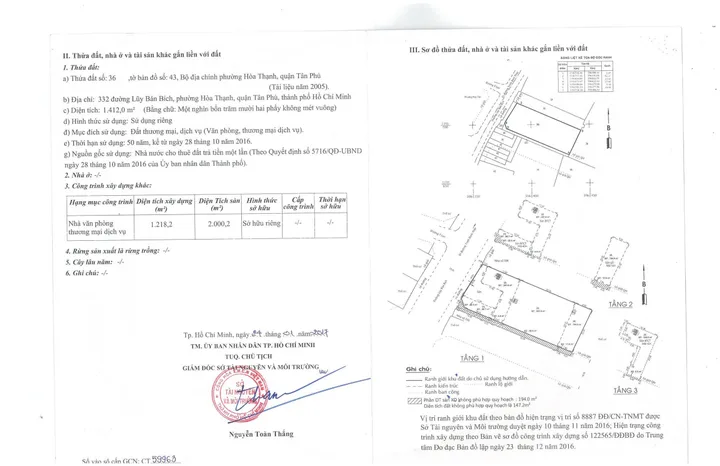 Bán Nhà Mặt Tiền 332 Luỹ Bán Bích, Tân Phú
