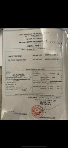 Bán Nhà Mặt Tiền 79A Đường 3 Tháng 2, Vườn Lài