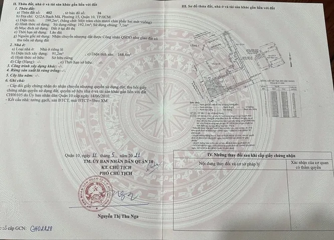 Bán Nhà Mặt Tiền 102 Đồng Nai, P15, Q10