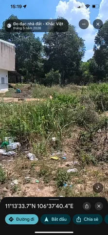 Bán Đất 150m2 có sẵn 150 m2 thổ cư giá 1.8 tỷ tại đường N7 Xã Lai Hưng Huyện Bàu Bàng Bình Dương