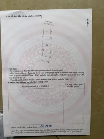 Bán Nhà riêng 89.9m2 có sẵn 89.9 m2 thổ cư giá 60 tỷ tại Đường Đê La Thành Phường Ngọc Khánh Quận Ba Đình Hà Nội