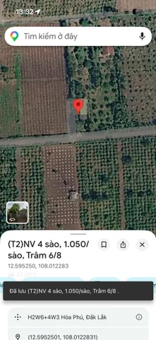Bán Đất 4410m2 giá 4.62 tỷ tại Xã Hòa Khánh Thành phố Buôn Ma Thuột Đắk Lắk