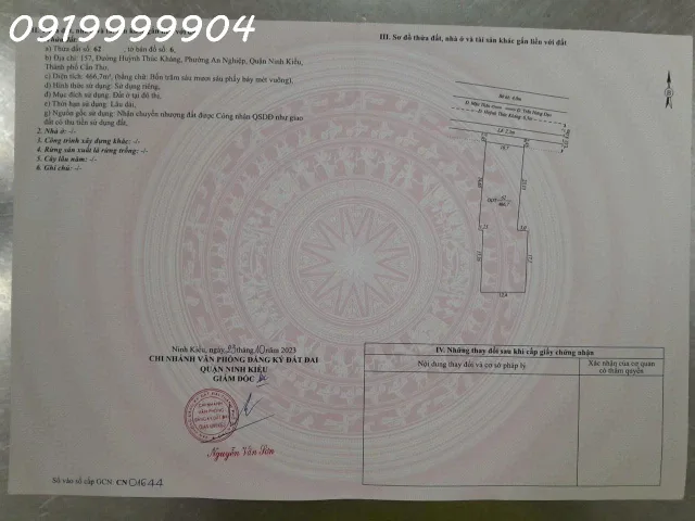 Bán nhà riêng tại Huỳnh Thúc Kháng, Ninh Kiều, DT 466.7m2, giá 25 tỷ, nhiều tiện ích