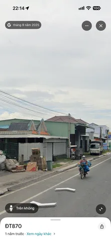 Bán Đất mặt tiền đường tỉnh lộ ĐT 870, Trung An, Đồng Tháp, cách cao tốc 15 phút, cách cầu Rạch Miễu 2 5 phút