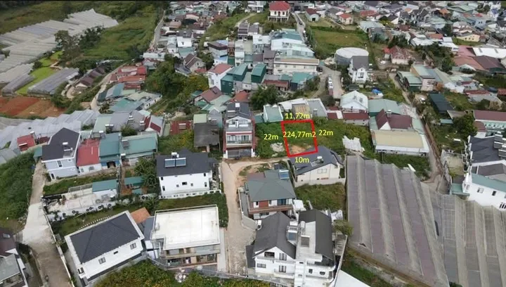 Lô đất Xd Bạch Đằng- P7 Đà Lạt🔥224m đất XD- 8 tỷ 5- ngay trung tâm Tp