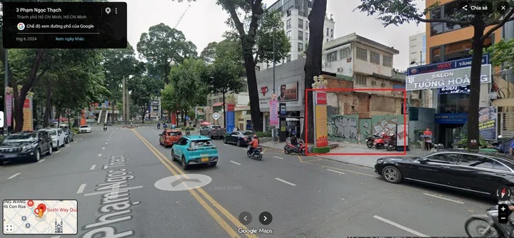 Cho thuê Đất 268m2 tại 6B Đường Phạm Ngọc Thạch Phường Quận 3
