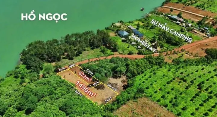 🔥HOTT Đất hồ ngọc phường 2 Bảo Lộc. Thổ cư 300m2