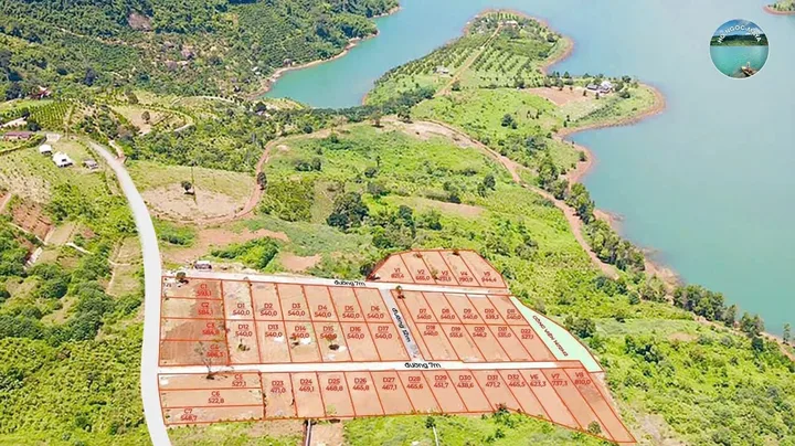 Đất view toàn cảnh hồ ngọc phường 2 Bảo Lộc. Đường bê tông tận nơi