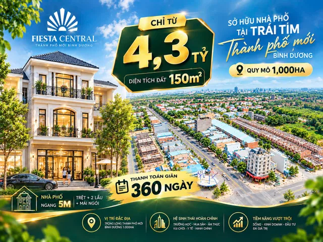 Bán Nhà riêng 150m2 có sẵn 280 m2 thổ cư giá 4.3 tỷ tại Đường Lê Lợi Phường Hoà Phú Thành phố Thủ Dầu Một Bình Dương