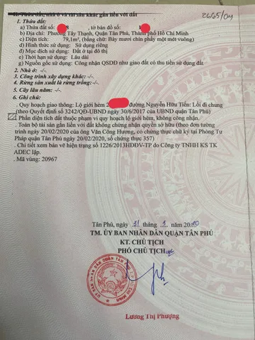 Bán Nhà (5 phòng trọ)
Dt 79.1m2 có sẵn 79.1 m2 thổ cư giá 5 tỷ tại Đường Nguyễn Hữu Tiến Phường Tây Thạnh Quận Tân Phú TP. Hồ Chí Minh
