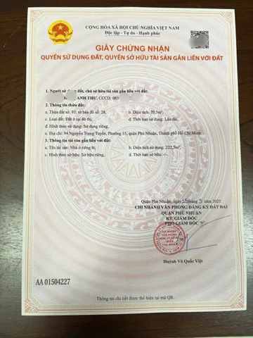 Nở hậu, nội thất VIP MT Nguyễn Trọng Tuyển, P.15, Phú Nhuận, 5x20m, 4 tầng, chỉ 19.5 tỷ