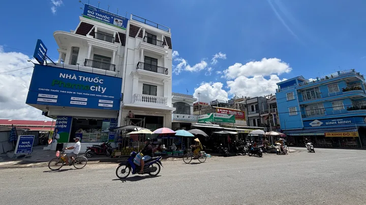 NHÀ PHỐ 7M MẶT TIỀN (CĂN A16) VIP ĐƯỜNG SỐ 1, TRUNG TÂM CHỢ CÁI VỒN