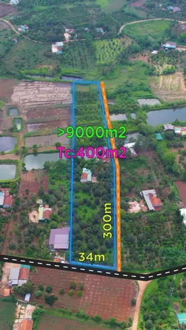 Bán Đất 9000m2 có sẵn 400 m2 thổ cư giá 5.4 tỷ tại Xã Phú Xuân Huyện Krông Năng Đắk Lắk