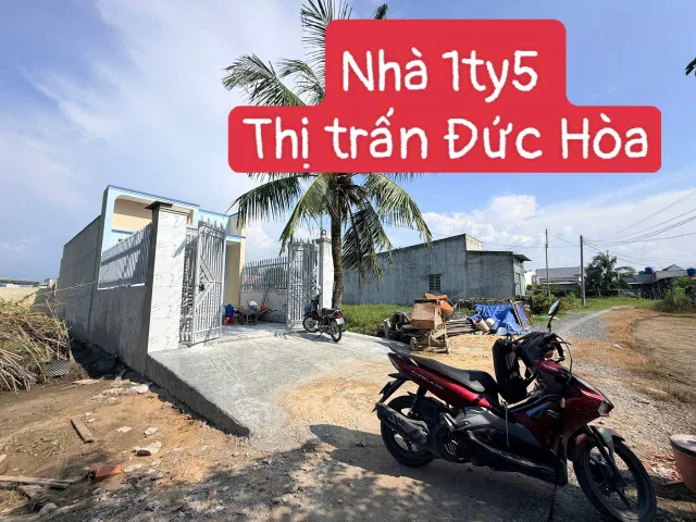 Bán Đất 150m2 có sẵn 150 m2 thổ cư giá 1.5 tỷ tại Thị trấn Đức Hòa Huyện Đức Hòa Long An