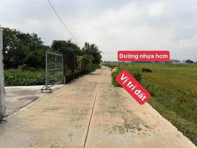 Bán Đất 450m2 có sẵn 450 m2 thổ cư giá 1.9 tỷ tại Xã Hòa Khánh Tây Huyện Đức Hòa Long An