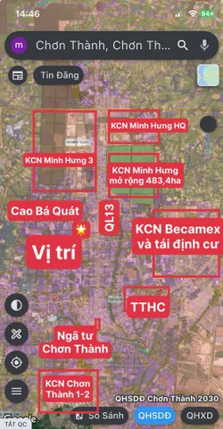 Bán Đất 500m2 có sẵn 120 m2 thổ cư giá 285 triệu tại Thị trấn Chơn Thành Thị xã Chơn Thành Bình Phước