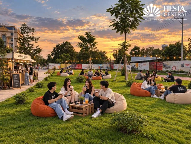 NHÀ PHỐ FIESTA CENTRAL – KHI MỖI CĂN SHOPHOUSE GÓP MỘT MÀU SẮC CHO TUYẾN PHỐ